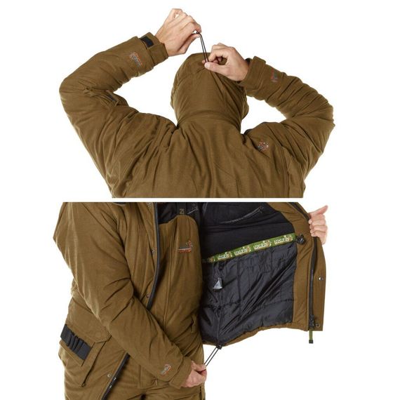 Костюм зимний рыболовный Norfin Норфин Hunting WILD GREEN 01 размер S | Зображення 4