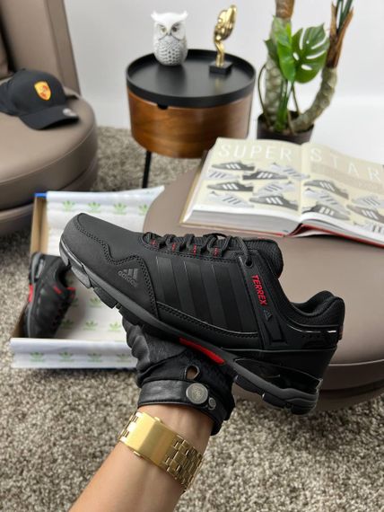 Чоловічі кросівки Terrex Nubuk Black Red , В'єтнам,  еврозима 44 | Зображення 4