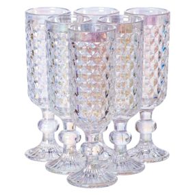 Набір келихів для шампанського 6 штук по 160 (мл) Хамелеон HP-19-109