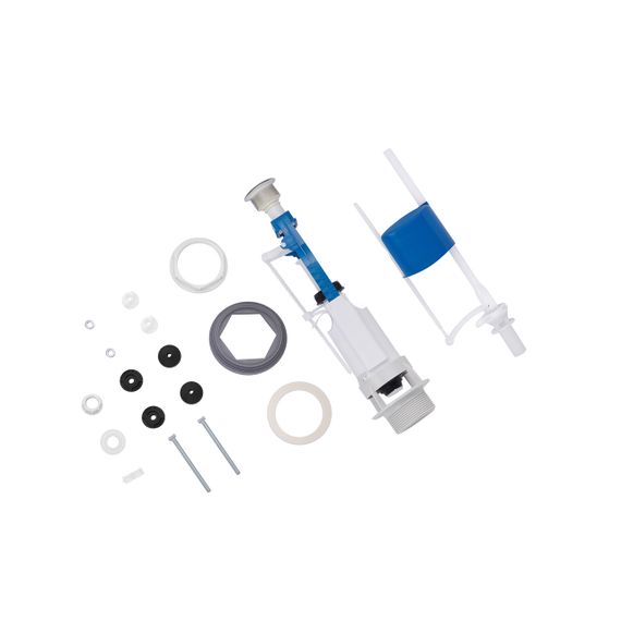 Комплект для бачка унітаза Kroner KRP - KIT6957 з одинарною кнопкою, нижнє підведення 1/2" | Зображення 2