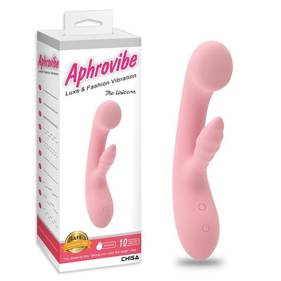 Кролик вібратор CHISA Aphrovibe The Unicorn для стимуляції точки G, рожевий Sex Aura | Зображення 2