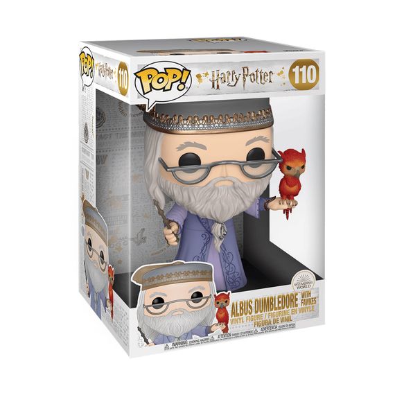 Фигурка Funko POP: Harry Potter - Dumbledore W/Fawkes 10&quot; 48038 | Зображення 1
