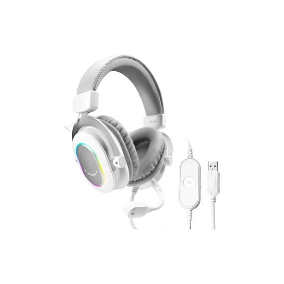 Навушники Fifine H6 RGB 7.1 White (H6W) | Зображення 2