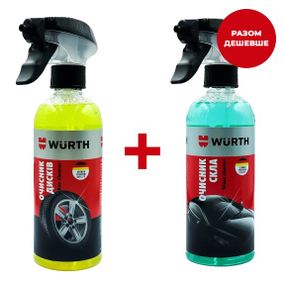 Набір очисник скла 400 ml та очисник колісних дисків 400 ml, CONSUMER LINE