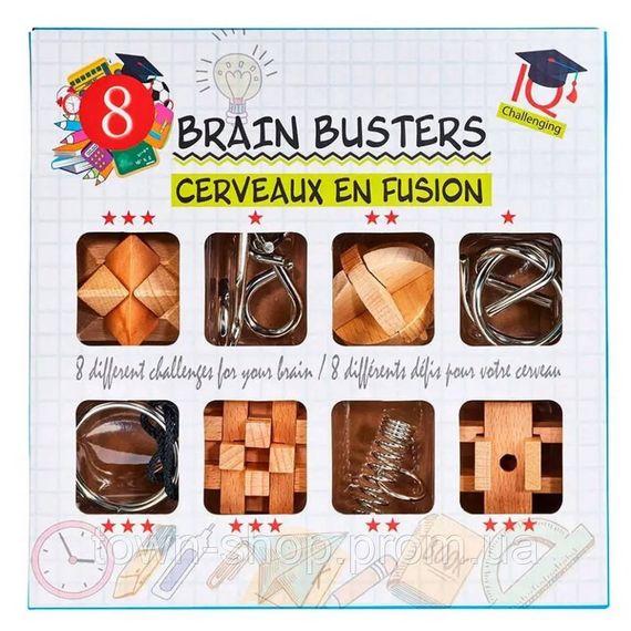 Набор головоломок "Brain Busters Cerveaux en Fusion" Eureka 3D Puzzle 473360