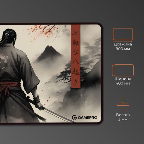 Килимок для мишки GamePro Speed/Control Gray (MP275GS) | Зображення 3