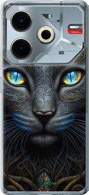 Чохол на Tecno POVA 6 Neo Кішка "5548u-3753-2448"