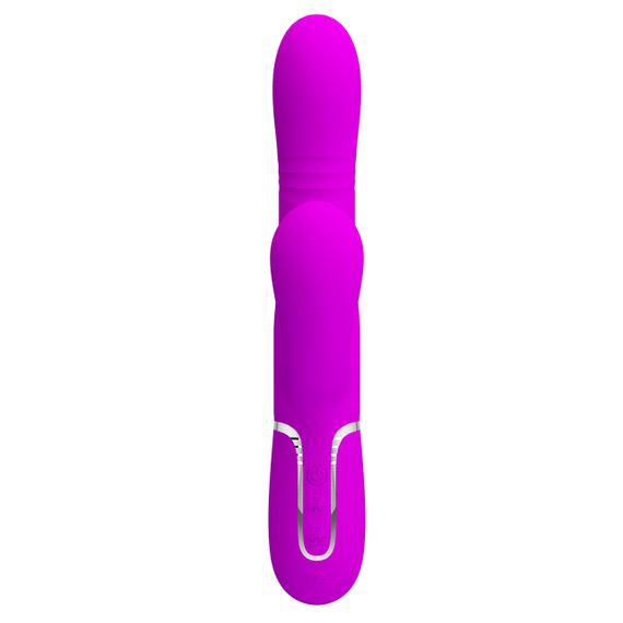 Вібромасажер із поступальним рухом серії Pretty Love - Mariana Twinkled Purple 7 vibration functions 4 rolling functions, Sex Aura | Зображення 3