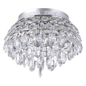 Люстра потолочная хрустальная LED 45W NW CH (BR-01 453С/9)