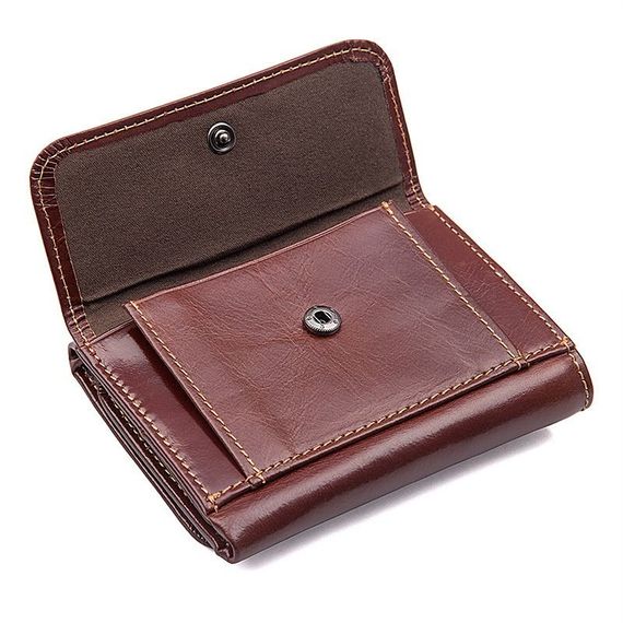 Кошелек мужской кожаный Vintage 14648 Коричневый | Зображення 7