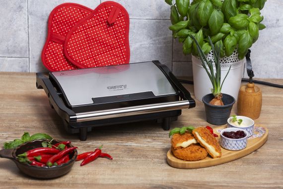 Електрогриль контактний Camry CR 3044, 2100 Вт, антипригарні пластини | Зображення 6