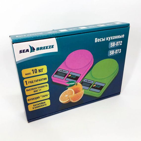 Кухонні ваги з плоскою поверхнею SeaBreeze SB-072, Ваги з цифровим дисплеєм для кухні BL-85 | Зображення 7