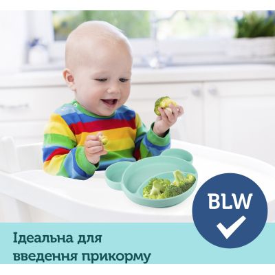 Тарелка детская Canpol babies Мишка на присоске Розовая (51/401_pin) | Зображення 5