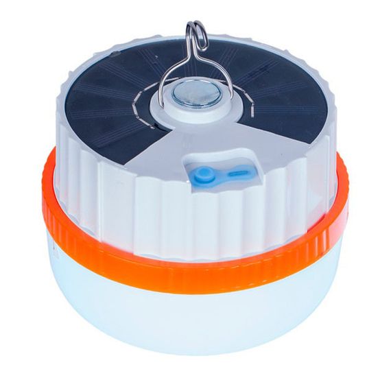 Светодиодный фонарь кемпинг на солнечной батарее T2-SMD, АКБ Li-Ion, ЗУ Тype-C OR-89 | Зображення 3