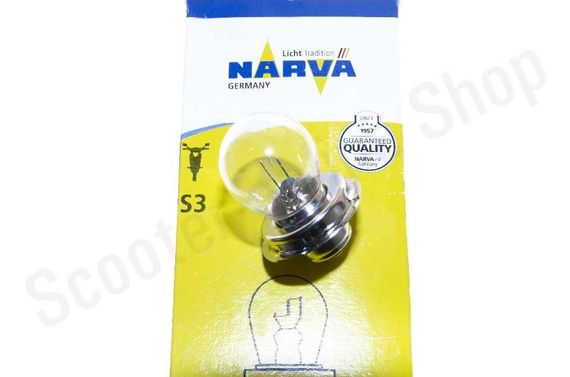 Мотолампа галогеновая NARVA 49014 S3 12V 15W P26S | Зображення 1