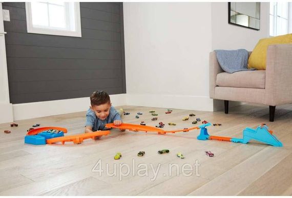 Моторизований трек Hot Wheels Track creator Boosted Jump Speedway Kit Крутий стрибок | Зображення 8