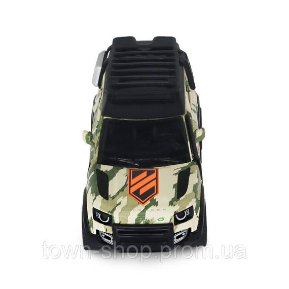 Автомодель серии "Шевроны Героев" Land Rover Defender 110 "3 ОШБр" TechnoDrive 250363M2 масштаб 1:39 | Зображення 7