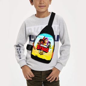 Сумка через плечо детская Brawl Stars 29х17 см сумка слинг для мальчика (01926)