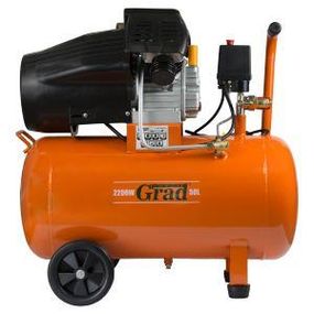 Компресор V 2,2кВт 386л/хв 8 бар 50л 2 крана Grad