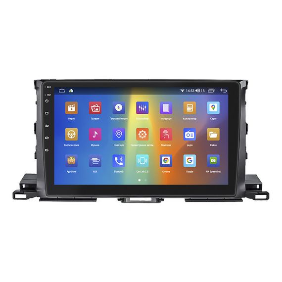 Штатная магнитола Lesko для Toyota Highlander III (U50) 2013-2016 IPS 10" 2/32Gb CarPlay 4G Wi-Fi GPS Prime | Зображення 1