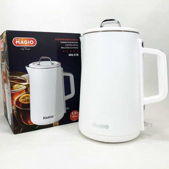 Мощный бытовой электрочайник, Электрочайники металлические для дома, Хороший чайник для дома KV-52 | Зображення 6