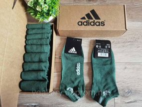 Шкарпетки низькі Adidas темно-сірі, чоловічі шкарпетки Адідас