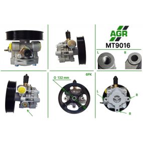 Насос ГУР новый MITSUBISHI LANCER 2008-, OUTLANDER 2006-; PEUGEOT 4007 2007-; CITROEN C-CROSSER