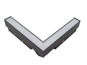 Магнитный угловой трековый светильник KW-296/10W NW DC48V BK
