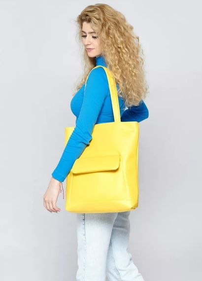 Шопер жіночий Sambag Shopper жовтий 41 х 30 х 10 см (93251028) | Зображення 1