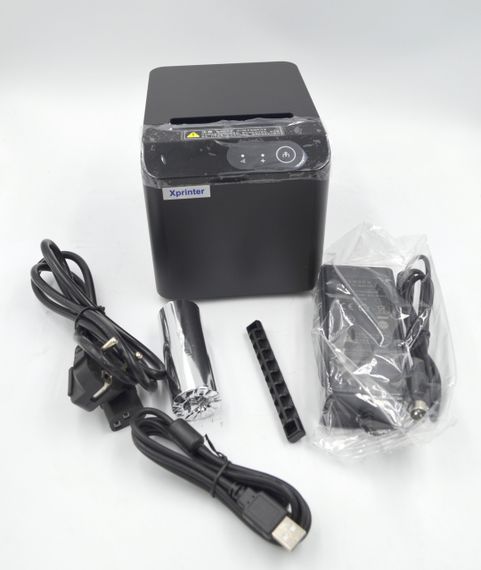 POS-принтер Xprinter XP-T80Q-UL c автообрезкой, чёрный, USB+LAN (XP-T80Q-UL) | Зображення 9