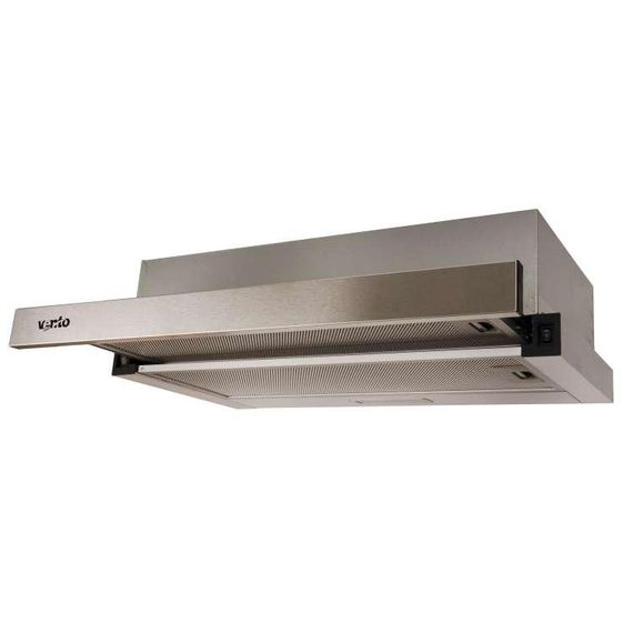 Вытяжка телескопическая 60 см нержавейка Ventolux GARDA 60 INOX (500) LED