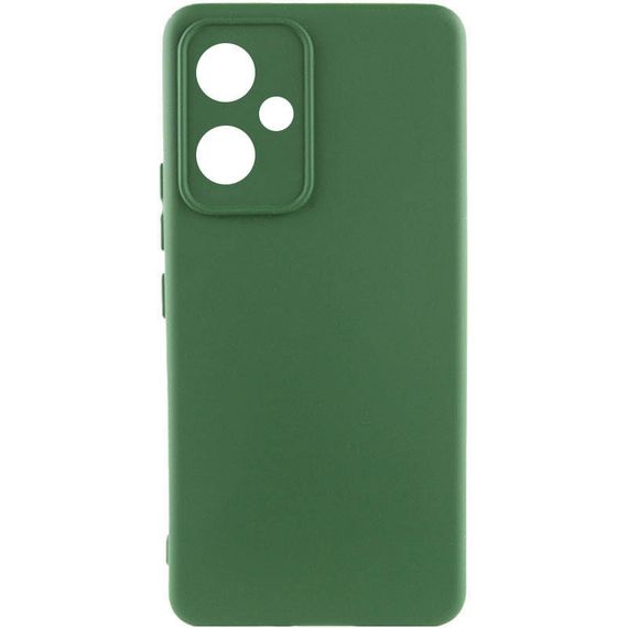 Чехол Silicone Cover Lakshmi Full Camera (A) для Xiaomi Redmi 12 Full camera, Зелений/Dark green, ТПУ (термопластичний поліуретан)