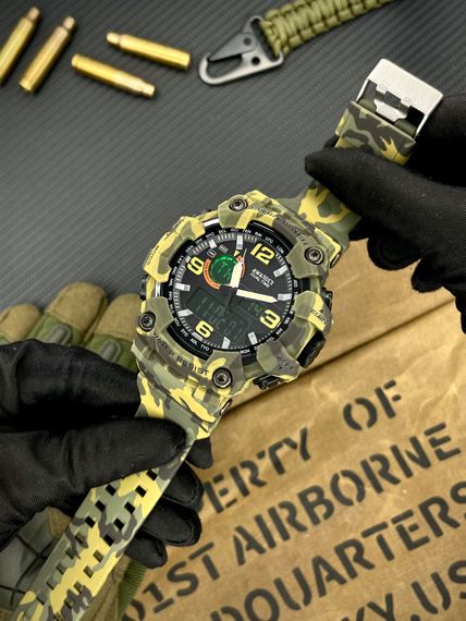 Чоловічий годинник Awarder 002 Camo Green | Зображення 1