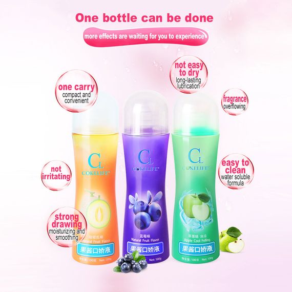 Лубрикант CokeLife Чорниця на водній основі Babydoll 100 мл Фіолетовий 200372 | Зображення 5