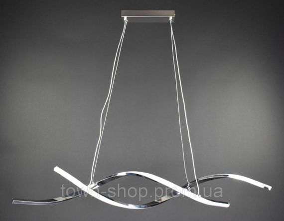 Люстра потолочная LED H18L-1000-ch Хром 25-100х14х103 см.