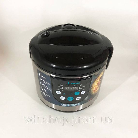 Практичная мультиварка SeaBreeze, Бюджетная мультиварка для кухни качественная бытовая ZB-32 | Зображення 7