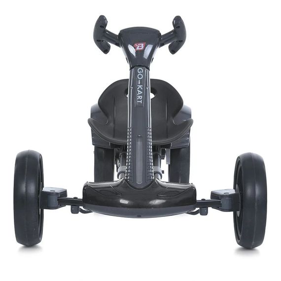Дитячий електромобіль GO KART F1 з пультом і Bluetooth 390 Вт чорний • Дитячий електрокарт GO KART F1 на акумуляторі з пультом керуванн | Зображення 1