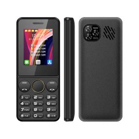 Кнопковий мобільний телефон на 4 сім карти AIEK s-mobile S73 Black
