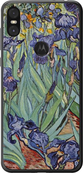 Чехол на Motorola One Винсент Ван Гог. Ирисы "161u-1589-17620"