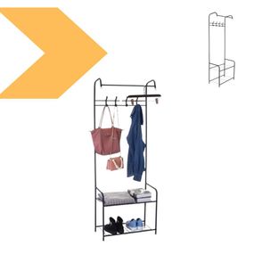 Напольна вешалка для одягу Rack / Стійка для одягу XPRO чорна (43155-_398)