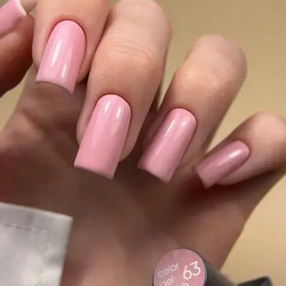 Гель-лак Valeri 063 "Рожева пудра з шимером" 6мл | Зображення 1