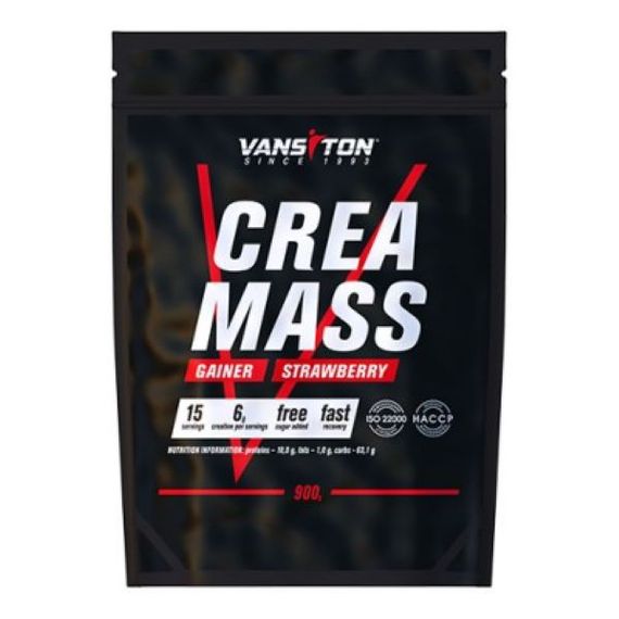 Гейнер Vansiton Creamass 900 г Полуниця