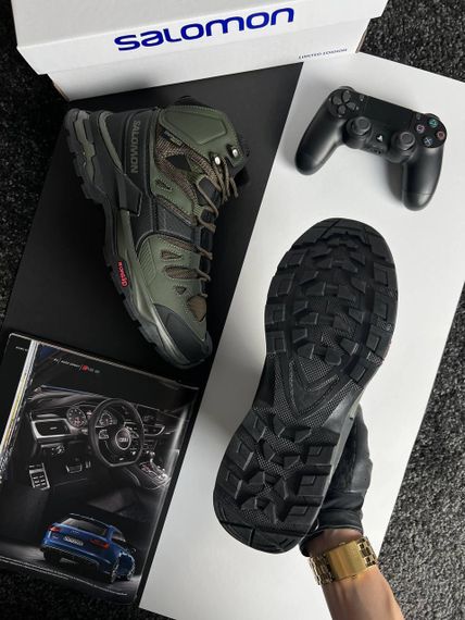 Чоловічі зимові кросівки Salomon Quest 4 GTX Khaki Fur  , В'єтнам 46 29- 29.5 см | Зображення 6