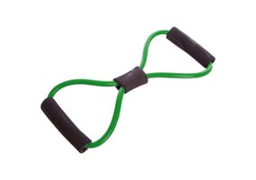 Еспандер тренажер для рук Вісімка EasyFit Зелений трубчастий (EF-3947-GN)