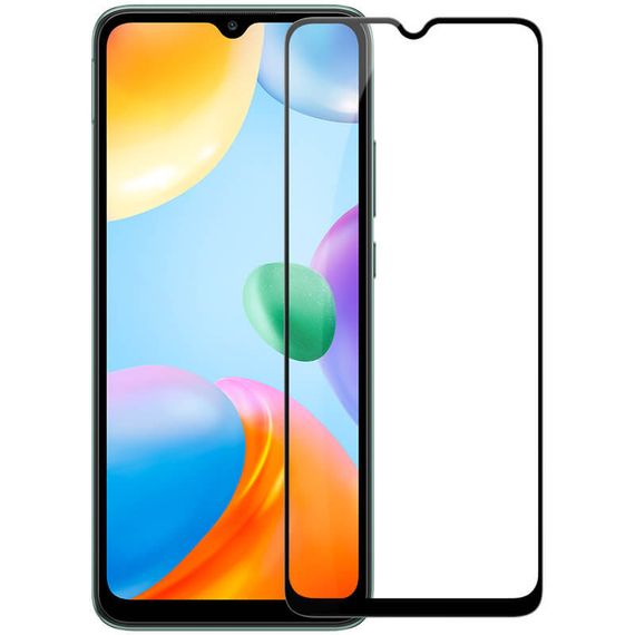 Захисне скло Nillkin (CP+PRO) для Xiaomi Redmi 10C / 12C / A3 / A3x / Poco C40 / C61 Чорний | Зображення 1