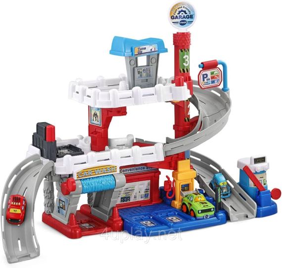 Игровой набор VTech Go! Go! Smart Wheels Fast and Friendly Garage Оригинал Витек Быстрый и дружелюбный гараж | Зображення 2