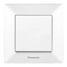 Вимикач Panasonic Arkedia Slim одноклавішний, білий