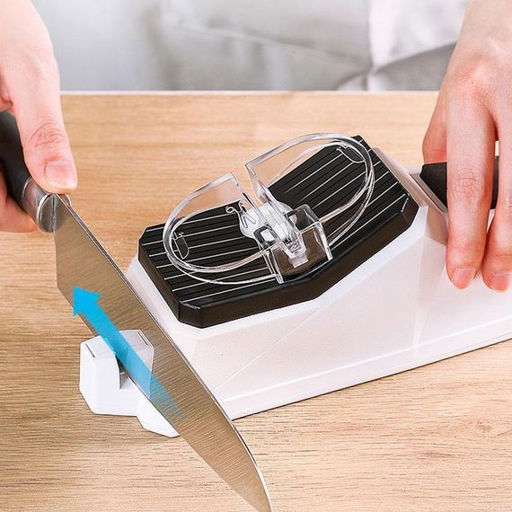 Електрична стругачка для ножів Electric Knife Sharpener від USB, Білий/професійна електроточилка/Ніжеточка | Зображення 9