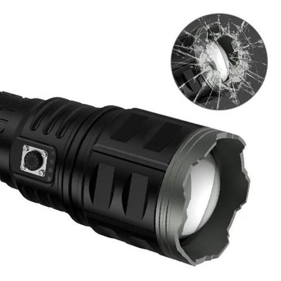 Ліхтар ручної моделі Police AK138-1 WHITE LASER LED PM60-TG 8х18650, USB-зарядка, Power Bank, зум | Зображення 3