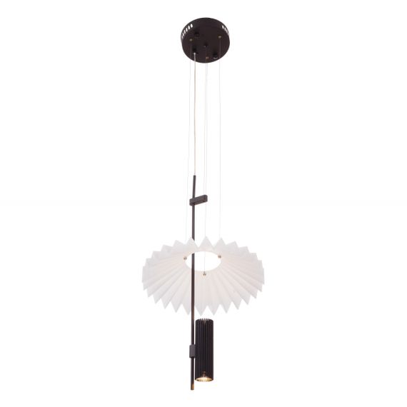 Люстра подвесная в спальню LED 14W WW+NW+CW WH BK (BR-01 665S/2) | Зображення 7